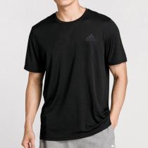 Adidas阿迪達斯男裝運動服梭織圓領短袖T恤HC0409