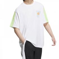 Adidas阿迪達(dá)斯NEO服裝男服女服夏季時(shí)尚休閑短袖T恤運(yùn)動(dòng)服IA6743