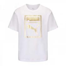 PUMA彪馬官網(wǎng)旗艦?zāi)醒b女裝2025新款運動休閑圓領(lǐng)短袖T恤689271