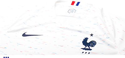【图】2018年世界杯法国队新球衣:客场球衣的