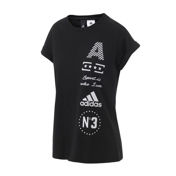 adidas阿迪达斯女装短袖T恤运动服CD1129