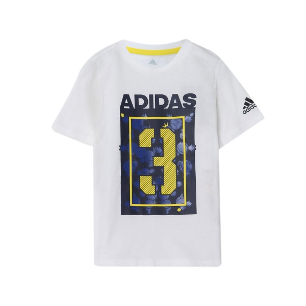 adidas阿迪达斯童装2017夏季新款运动服男小童短袖T恤BS3280