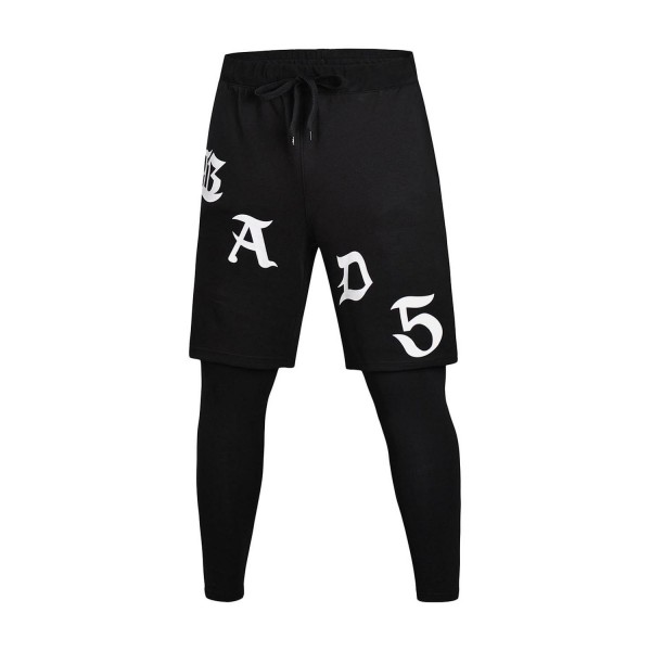 李宁卫裤男士篮球系列长裤保暖假两件男装冬季收口运动裤AKLM679