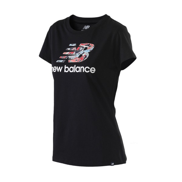 New Balance/NB女装短袖T恤圆领运动休闲上衣AWT81576