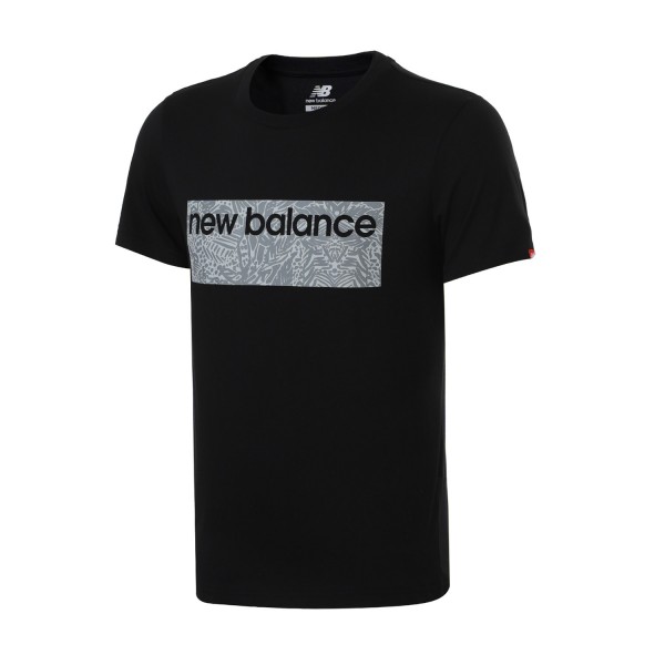 New Balance/NB男短袖T恤舒适透气针织运动上衣AMT81583