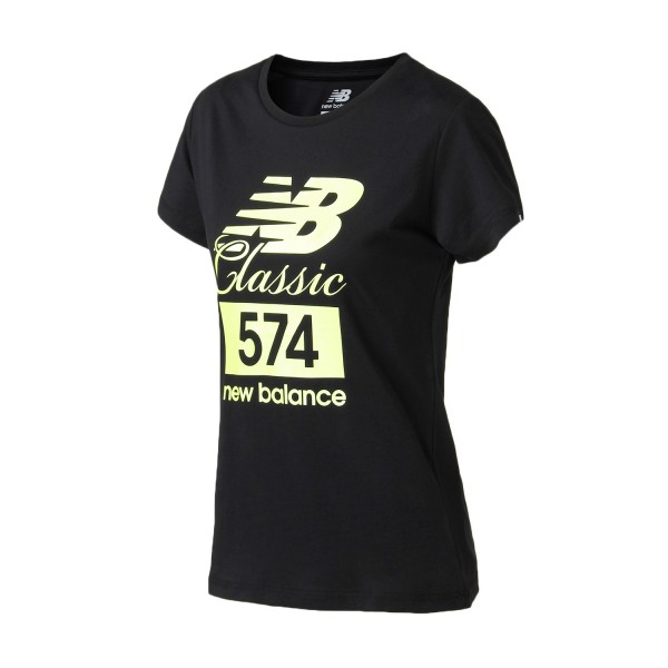 New Balance/NB女短袖T恤夏季新款针织圆领运动上衣AWT81569