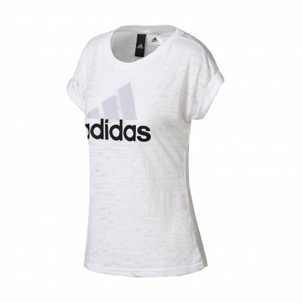 BK5062阿迪达斯adidas女白+黑T恤图片