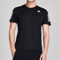 adidas男服短袖T恤2020新款跑步训练健身运动服DX1312