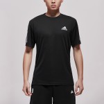 adidas男服短袖T恤网球climacool跑步健身运动服DU0859