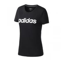 adidas阿迪达斯NEO女服2020新款运动服圆领休闲短袖T恤FP7868