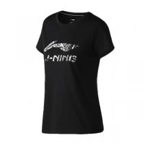 【2020新品】李宁夏季女子运动时尚系列短袖T恤文化衫AHSQ306-5