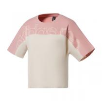 阿迪达斯NEO女服短袖2021新款运动休闲短袖T恤H18592