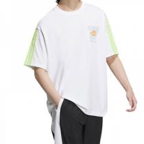 Adidas阿迪达斯NEO服装男服女服夏季时尚休闲短袖T恤运动服IA6743